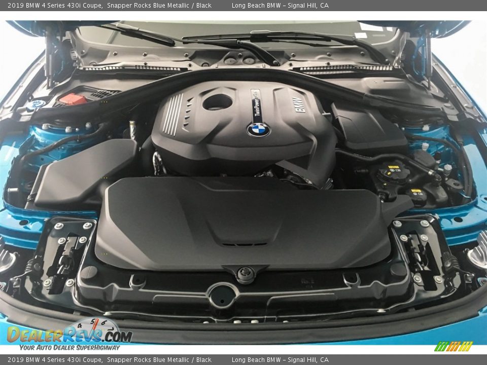 2019 BMW 4 Series 430i Coupe Snapper Rocks Blue Metallic / Black Photo #8