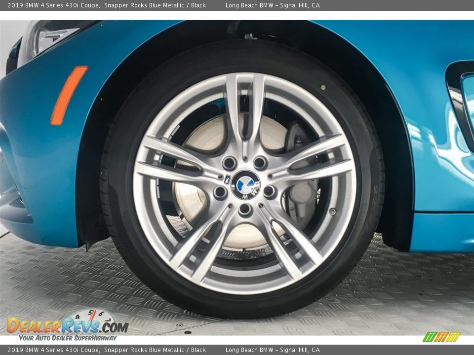 2019 BMW 4 Series 430i Coupe Snapper Rocks Blue Metallic / Black Photo #9