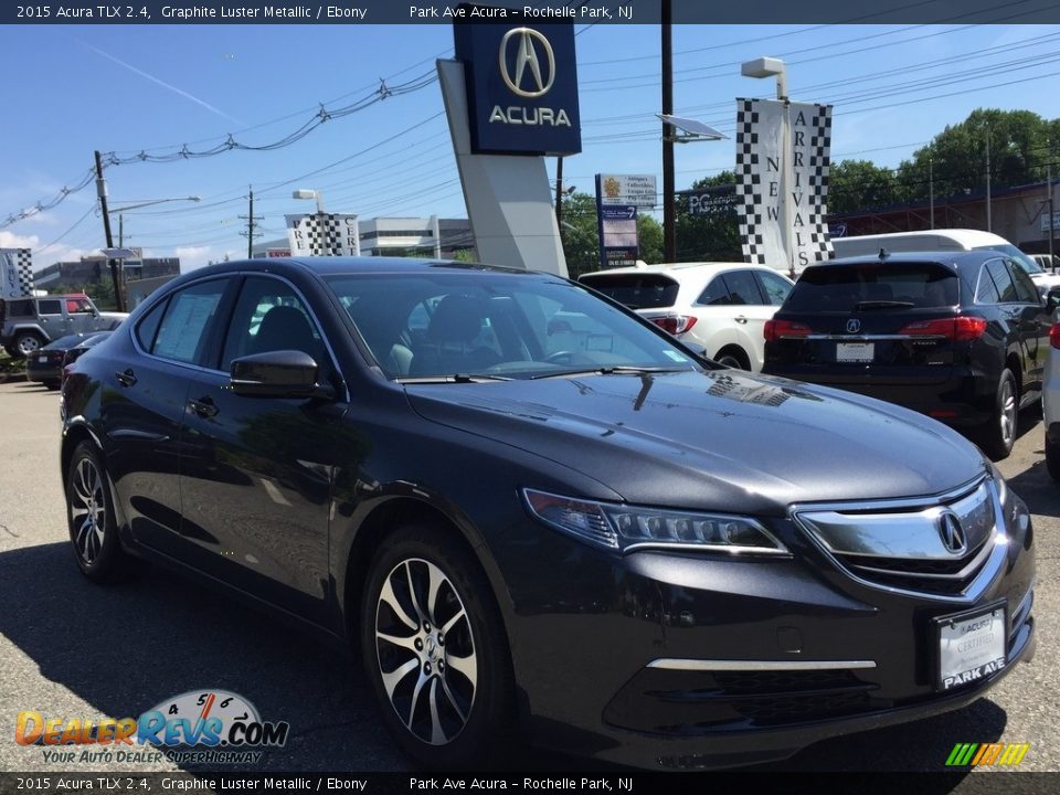 2015 Acura TLX 2.4 Graphite Luster Metallic / Ebony Photo #1