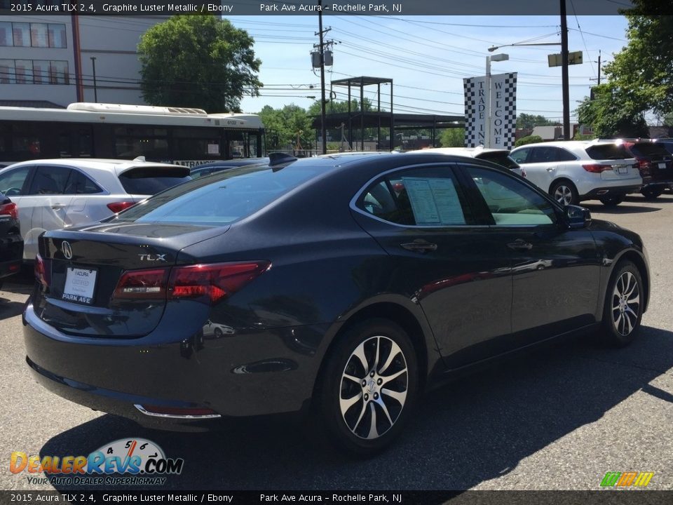 2015 Acura TLX 2.4 Graphite Luster Metallic / Ebony Photo #3
