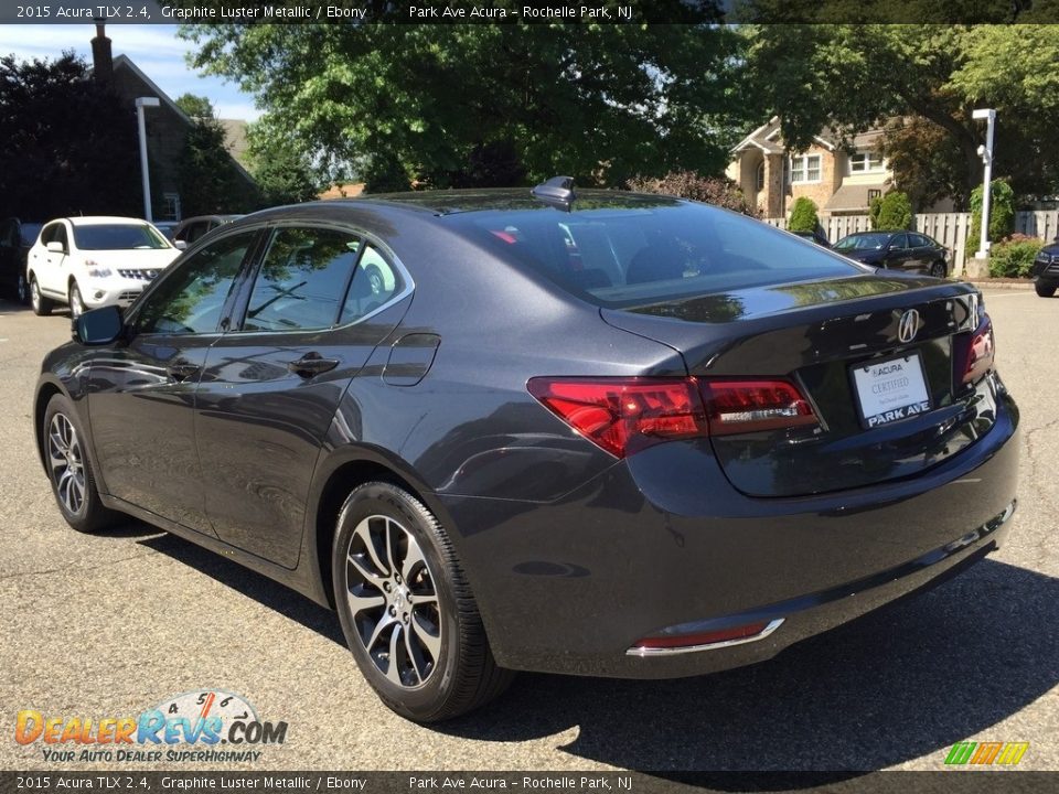 2015 Acura TLX 2.4 Graphite Luster Metallic / Ebony Photo #5
