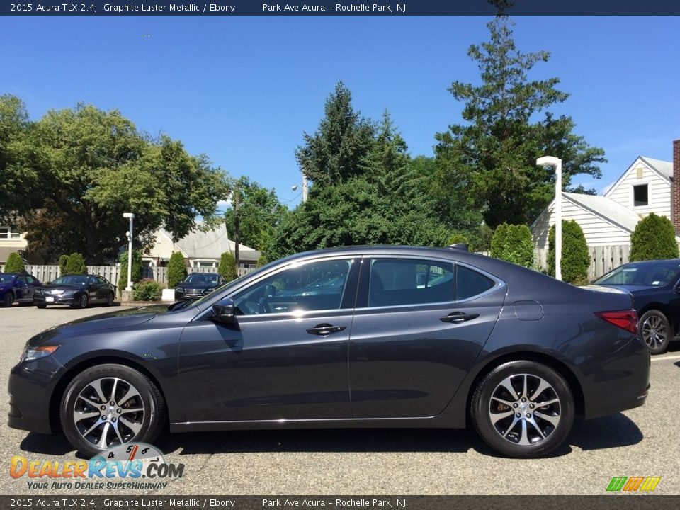 2015 Acura TLX 2.4 Graphite Luster Metallic / Ebony Photo #6