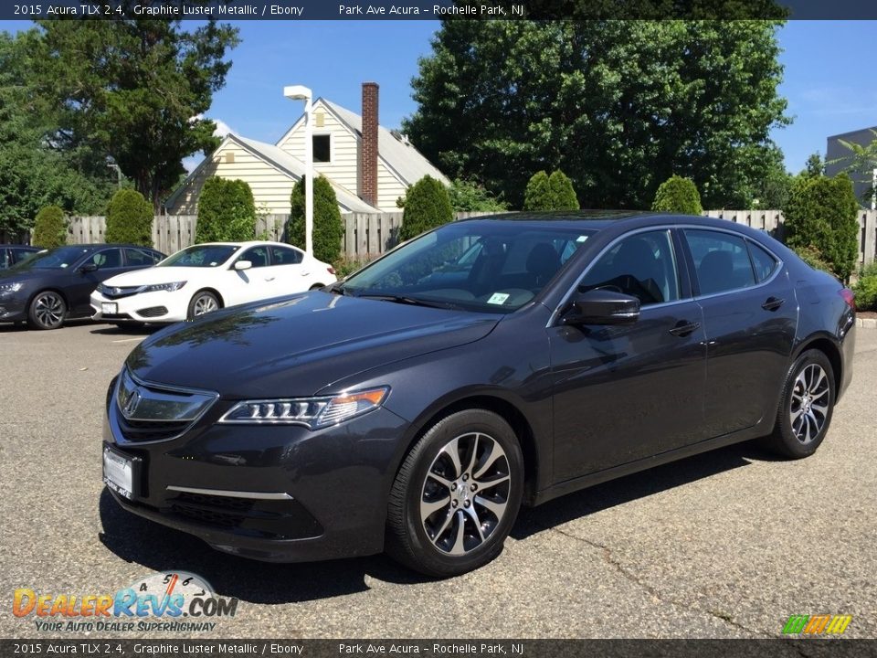 2015 Acura TLX 2.4 Graphite Luster Metallic / Ebony Photo #7