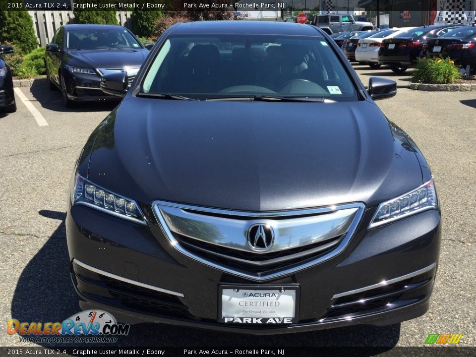 2015 Acura TLX 2.4 Graphite Luster Metallic / Ebony Photo #8