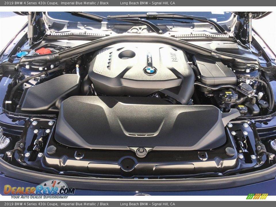 2019 BMW 4 Series 430i Coupe Imperial Blue Metallic / Black Photo #8