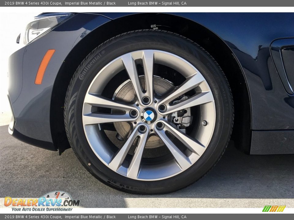 2019 BMW 4 Series 430i Coupe Imperial Blue Metallic / Black Photo #9