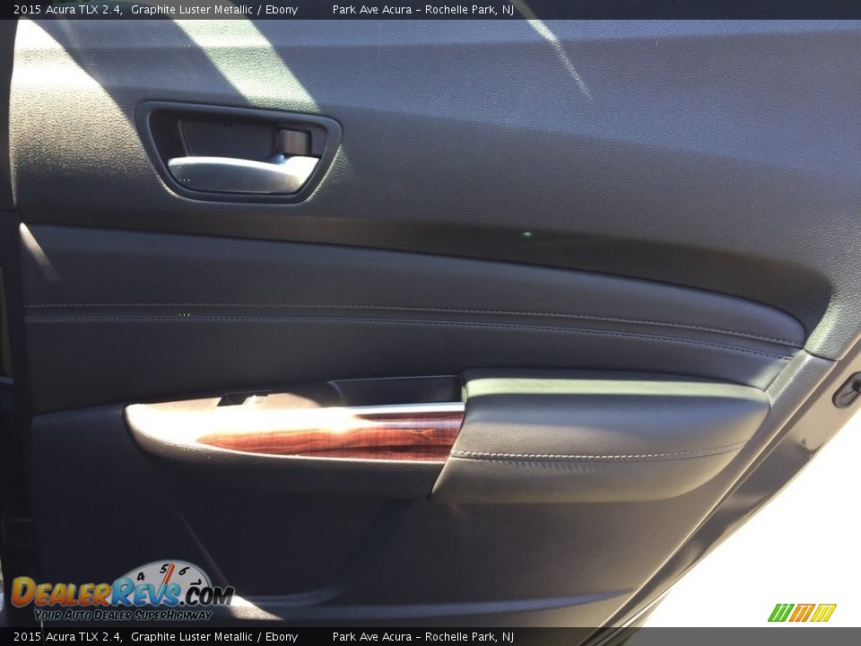 2015 Acura TLX 2.4 Graphite Luster Metallic / Ebony Photo #23