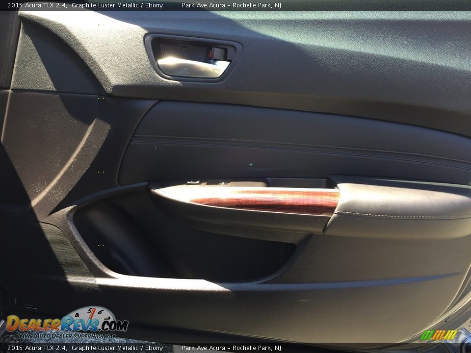 2015 Acura TLX 2.4 Graphite Luster Metallic / Ebony Photo #25