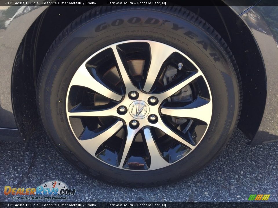 2015 Acura TLX 2.4 Graphite Luster Metallic / Ebony Photo #28