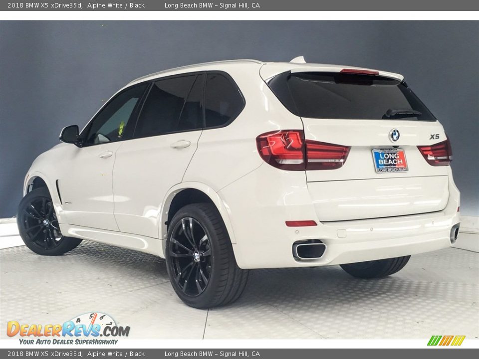 2018 BMW X5 xDrive35d Alpine White / Black Photo #3