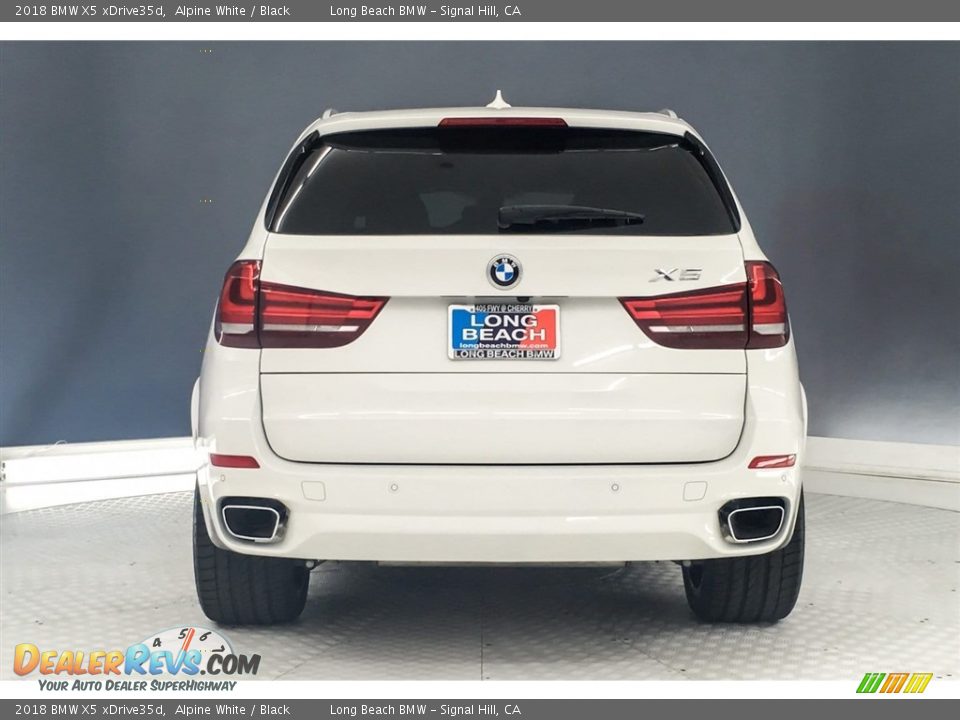 2018 BMW X5 xDrive35d Alpine White / Black Photo #4