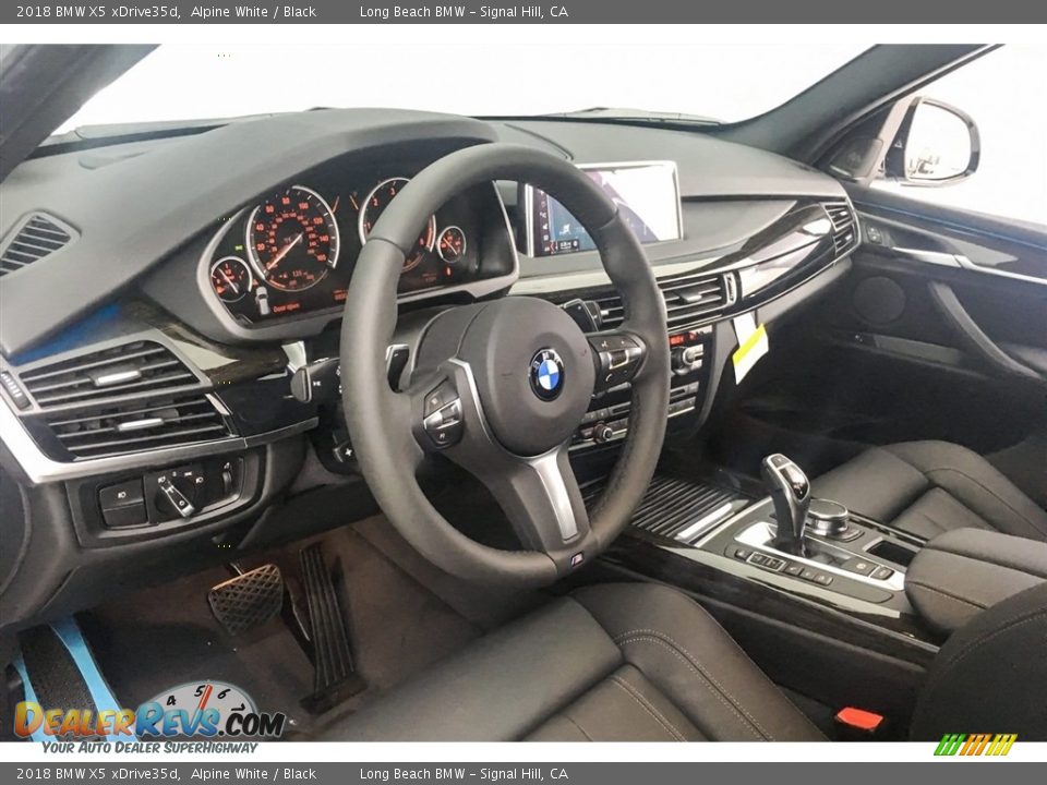 2018 BMW X5 xDrive35d Alpine White / Black Photo #5