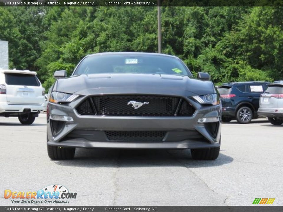2018 Ford Mustang GT Fastback Magnetic / Ebony Photo #2
