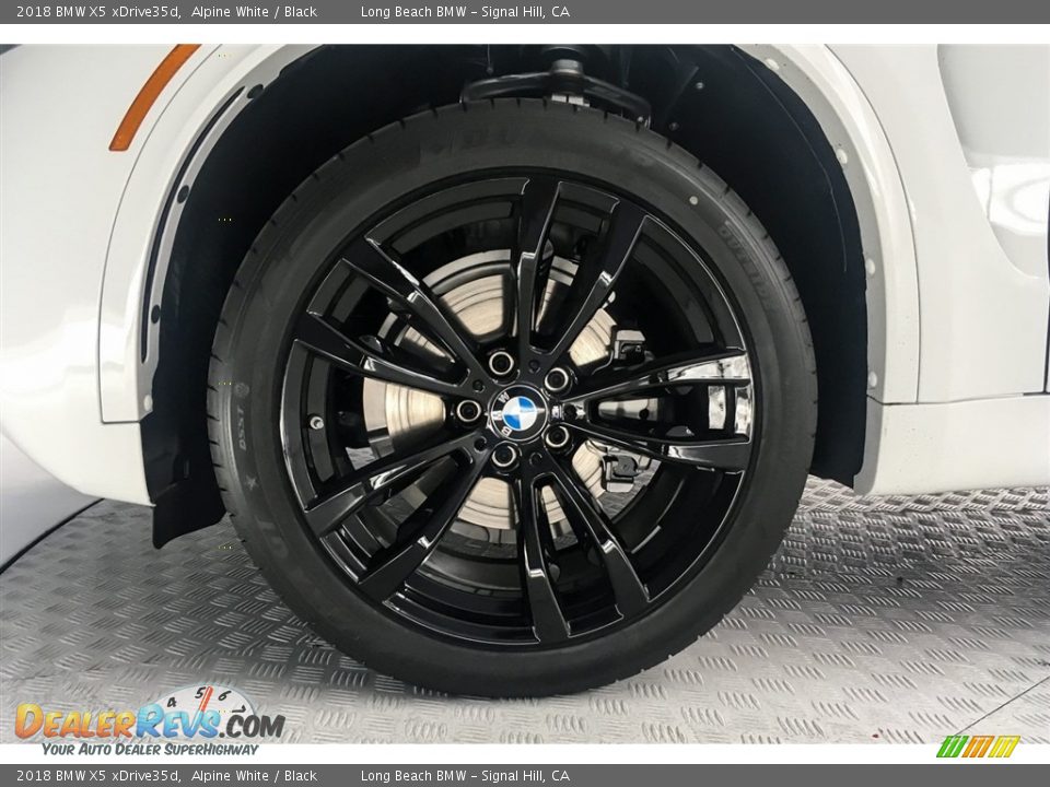 2018 BMW X5 xDrive35d Alpine White / Black Photo #9