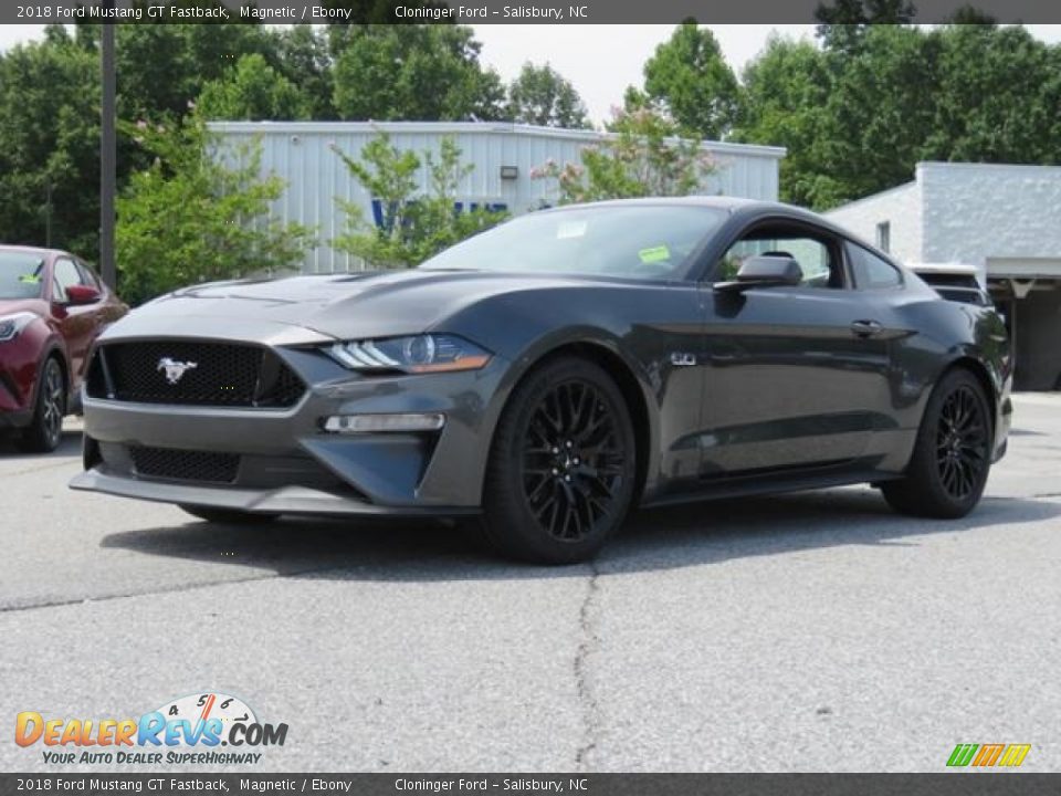 2018 Ford Mustang GT Fastback Magnetic / Ebony Photo #3