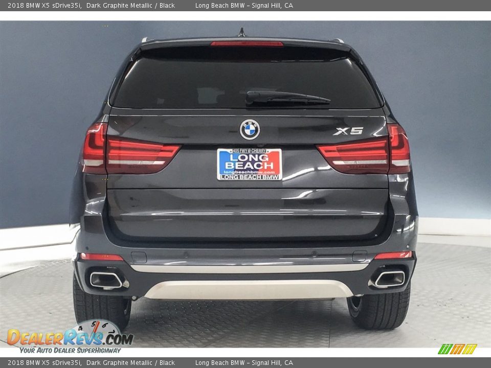 2018 BMW X5 sDrive35i Dark Graphite Metallic / Black Photo #4