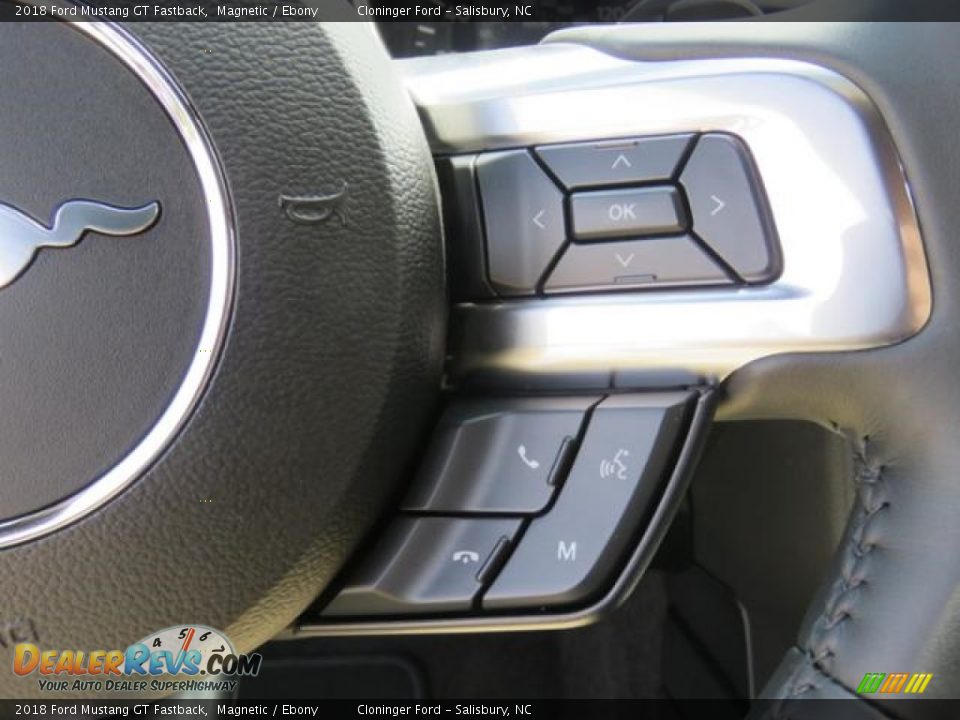 2018 Ford Mustang GT Fastback Steering Wheel Photo #15