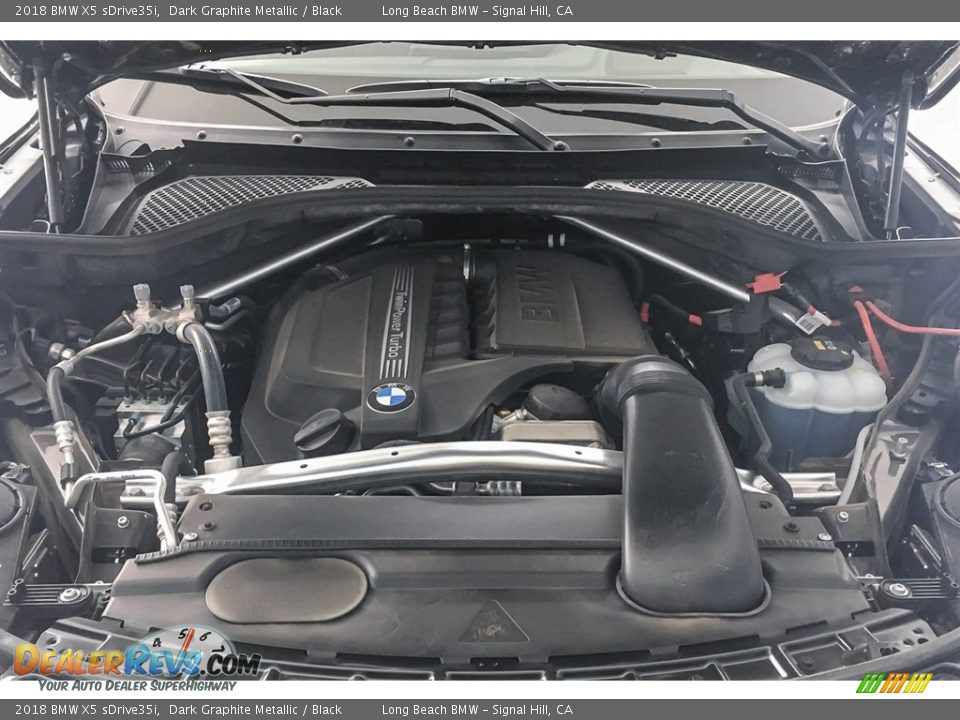 2018 BMW X5 sDrive35i Dark Graphite Metallic / Black Photo #8