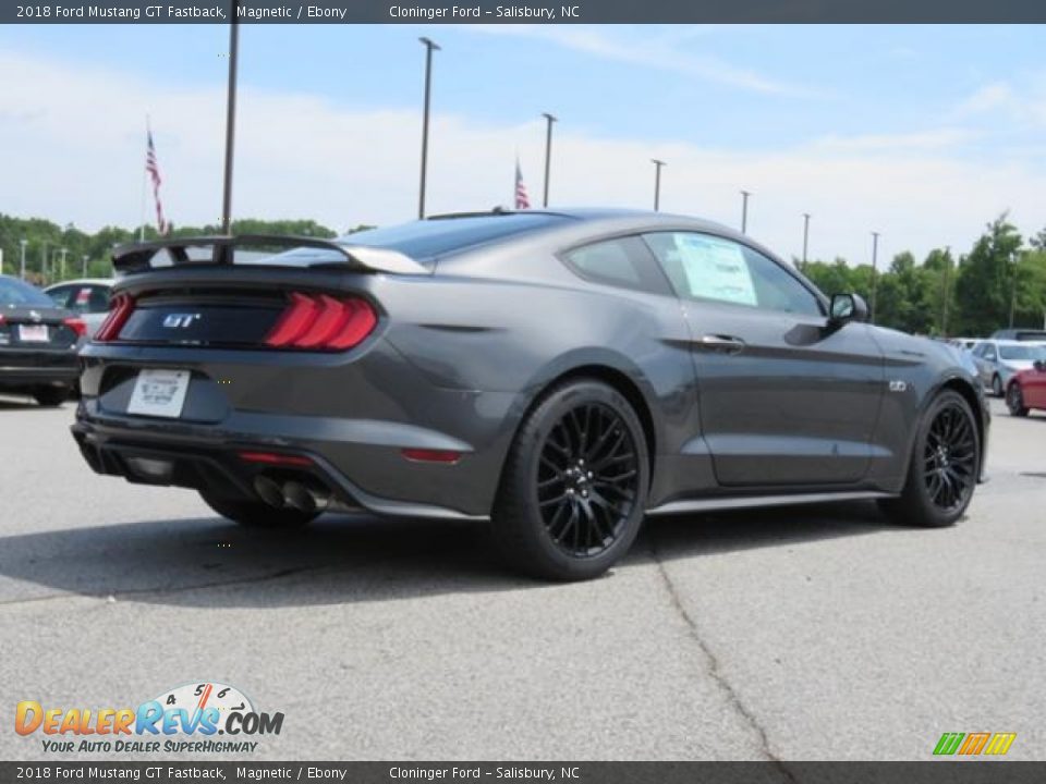 2018 Ford Mustang GT Fastback Magnetic / Ebony Photo #20