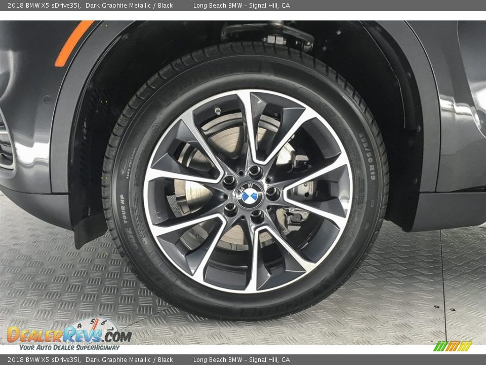 2018 BMW X5 sDrive35i Dark Graphite Metallic / Black Photo #9