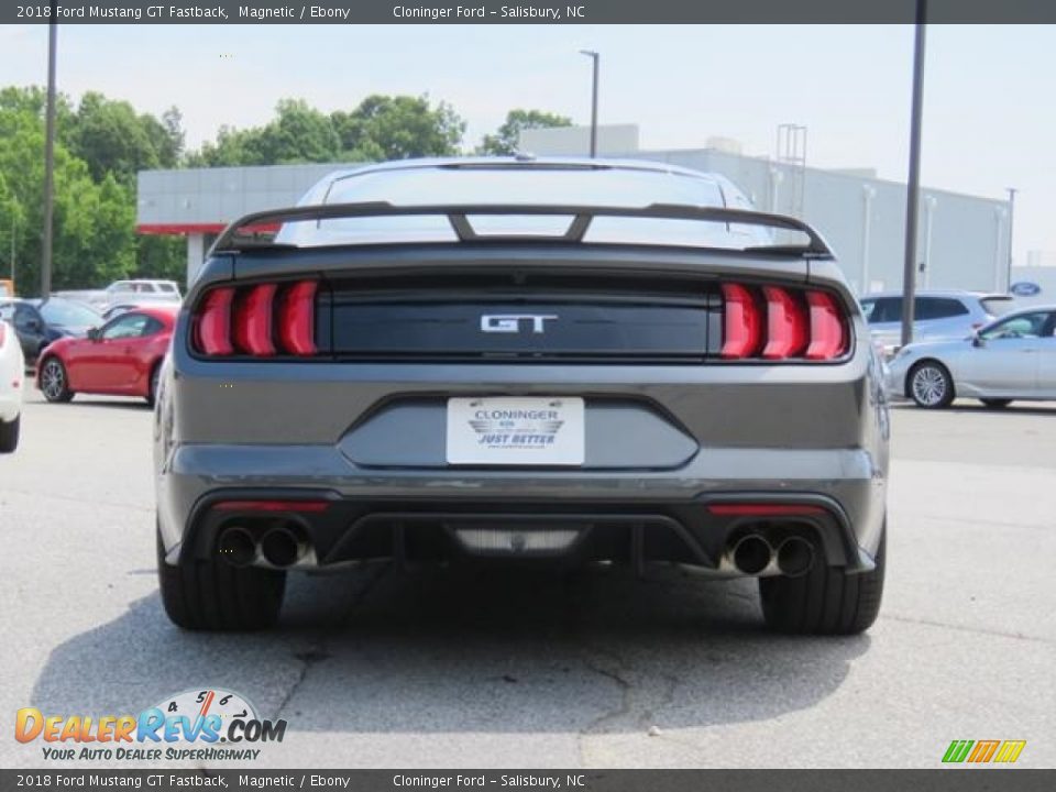 2018 Ford Mustang GT Fastback Magnetic / Ebony Photo #21