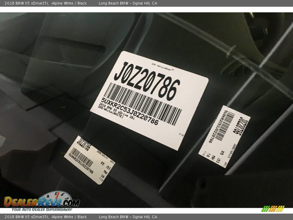 2018 BMW X5 sDrive35i Alpine White / Black Photo #10