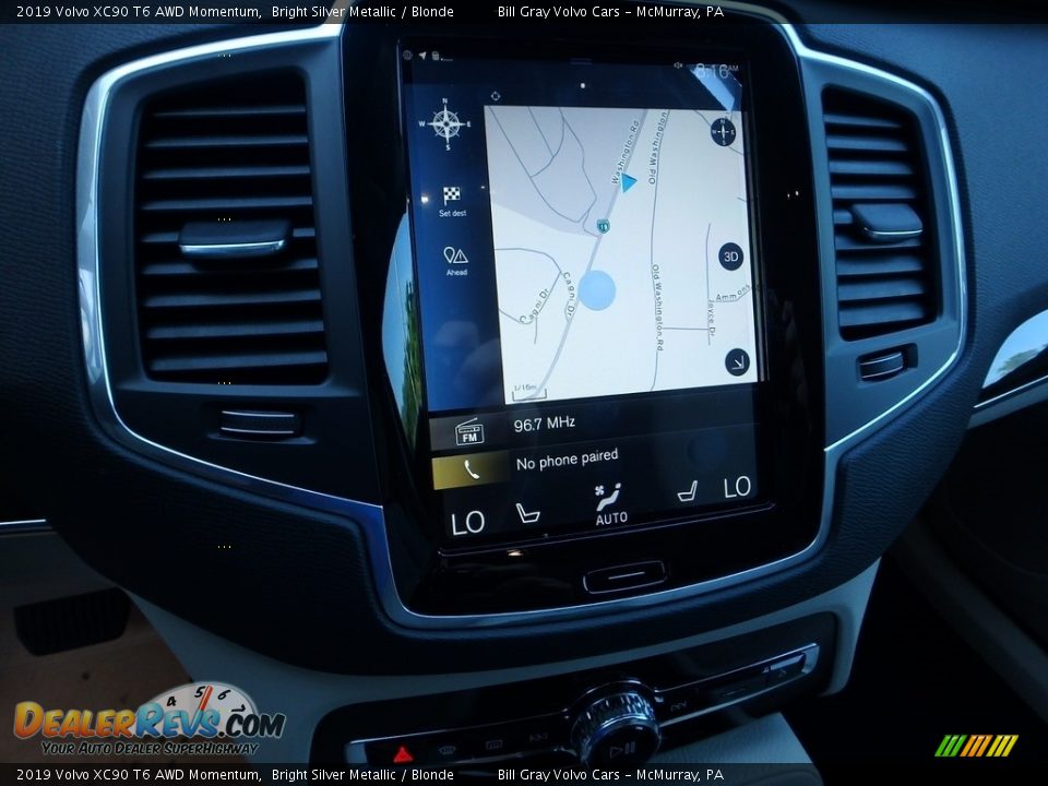 Navigation of 2019 Volvo XC90 T6 AWD Momentum Photo #14