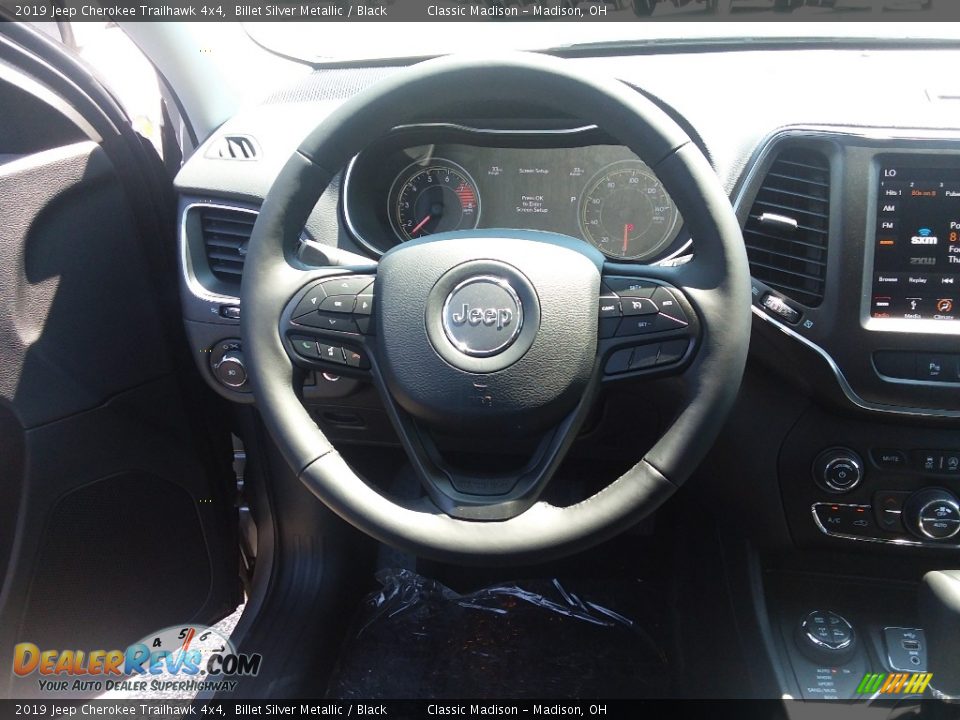 2019 Jeep Cherokee Trailhawk 4x4 Billet Silver Metallic / Black Photo #7
