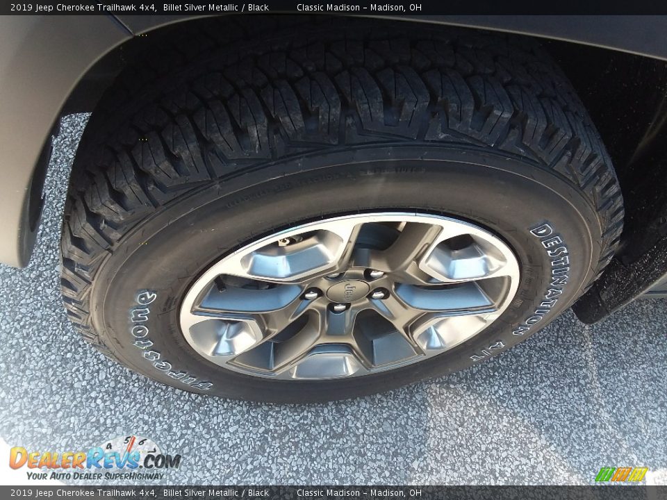 2019 Jeep Cherokee Trailhawk 4x4 Billet Silver Metallic / Black Photo #14