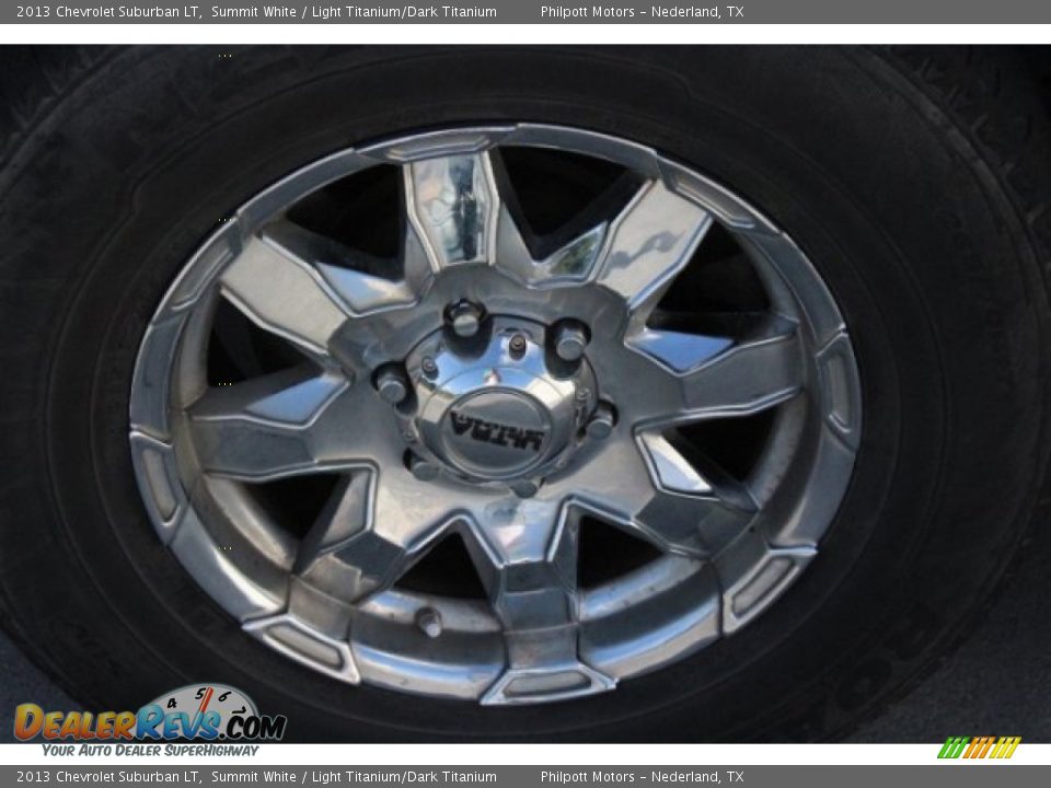 2013 Chevrolet Suburban LT Summit White / Light Titanium/Dark Titanium Photo #12