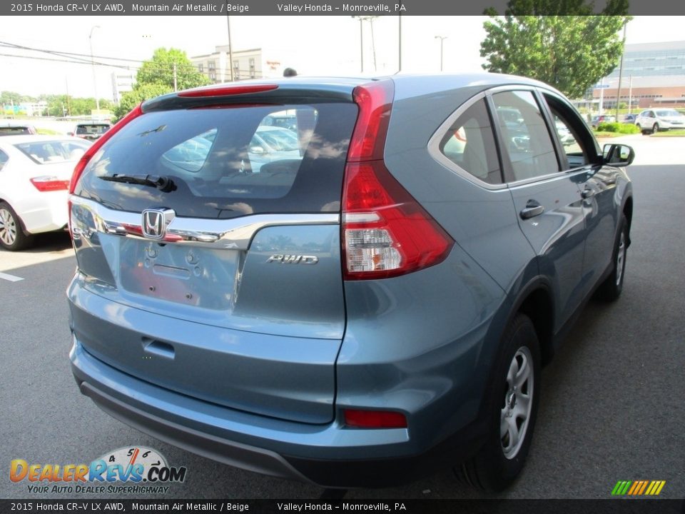 2015 Honda CR-V LX AWD Mountain Air Metallic / Beige Photo #5