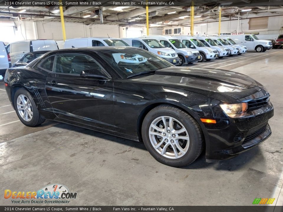 2014 Chevrolet Camaro LS Coupe Summit White / Black Photo #1