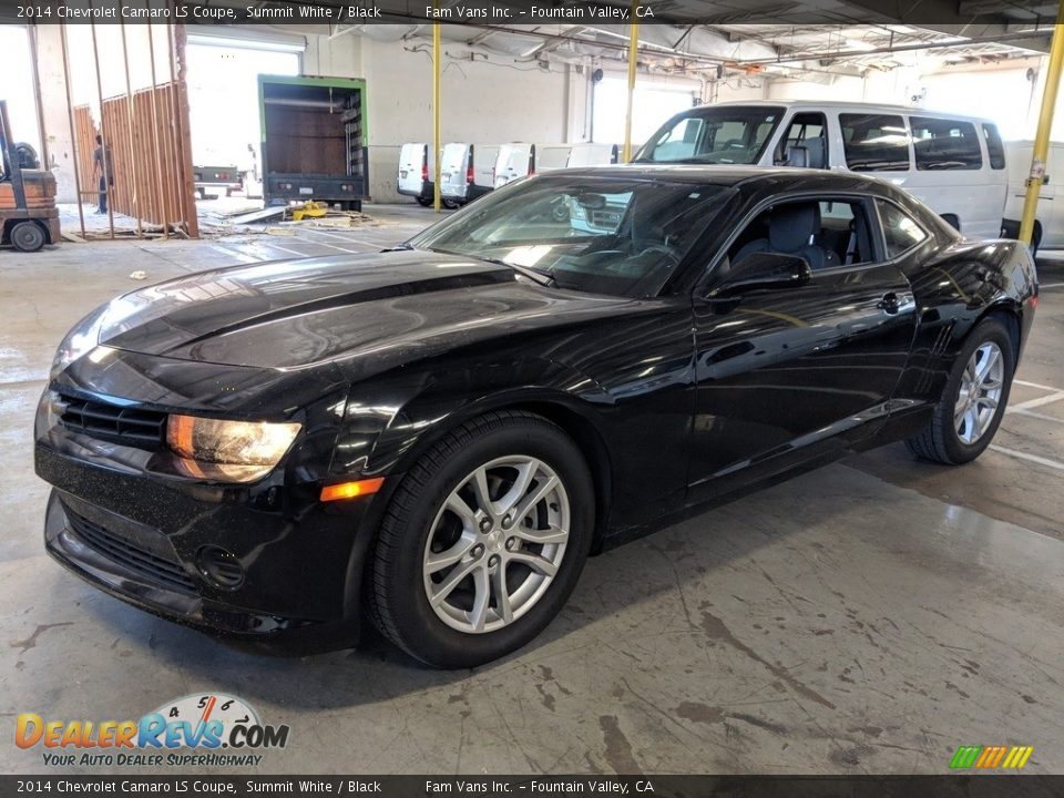 2014 Chevrolet Camaro LS Coupe Summit White / Black Photo #2