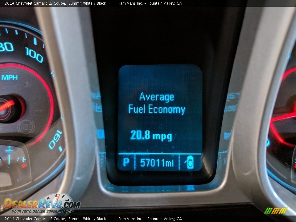 2014 Chevrolet Camaro LS Coupe Summit White / Black Photo #10