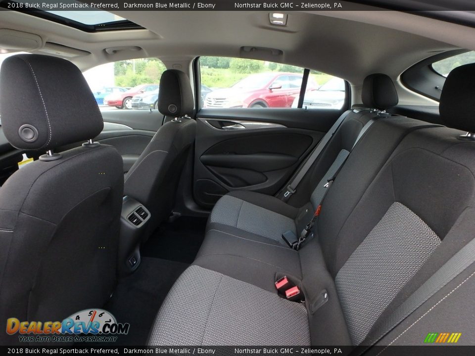 Rear Seat of 2018 Buick Regal Sportback Preferred Photo #11