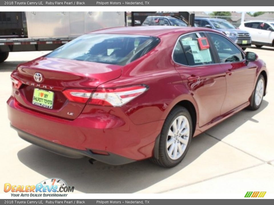 2018 Toyota Camry LE Ruby Flare Pearl / Black Photo #8