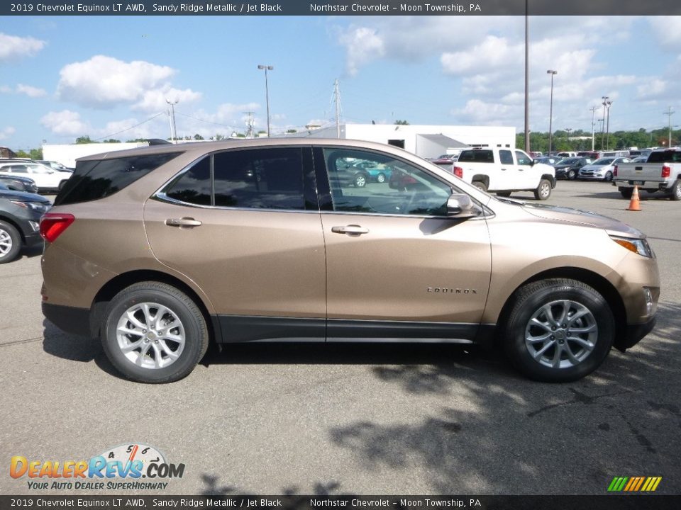 2019 Chevrolet Equinox LT AWD Sandy Ridge Metallic / Jet Black Photo #6