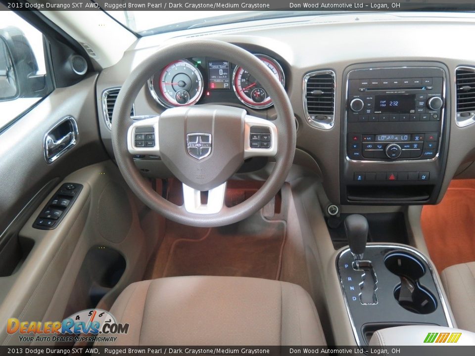 2013 Dodge Durango SXT AWD Rugged Brown Pearl / Dark Graystone/Medium Graystone Photo #13