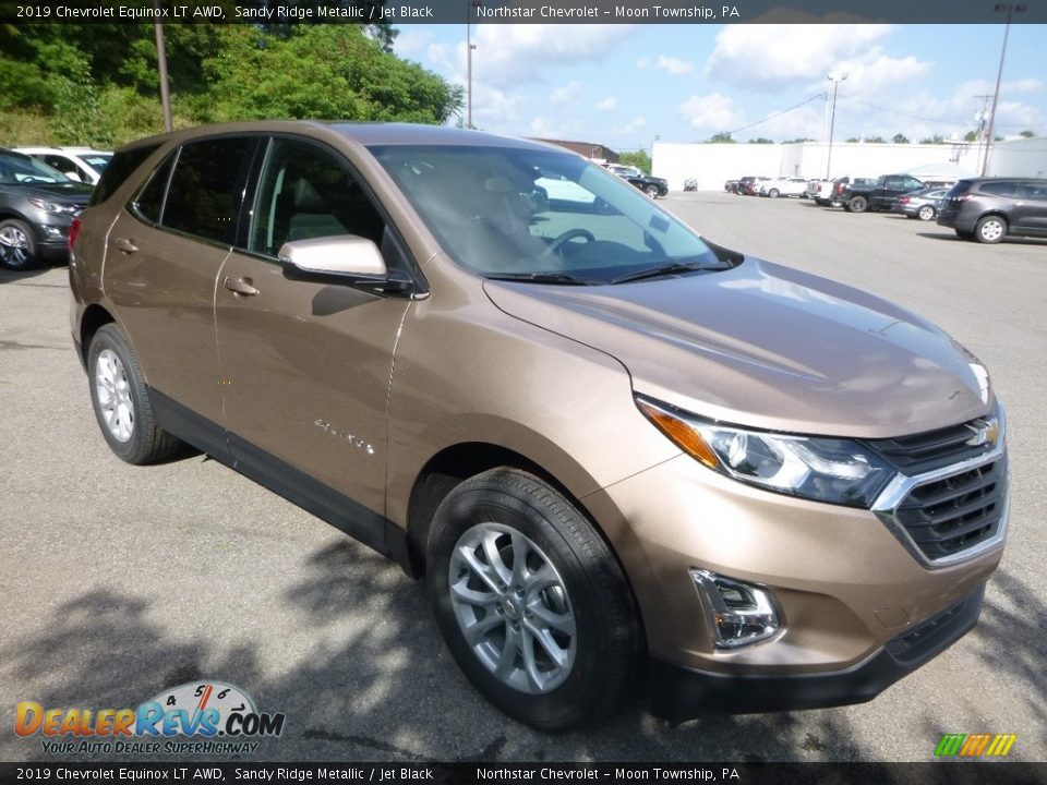 2019 Chevrolet Equinox LT AWD Sandy Ridge Metallic / Jet Black Photo #7