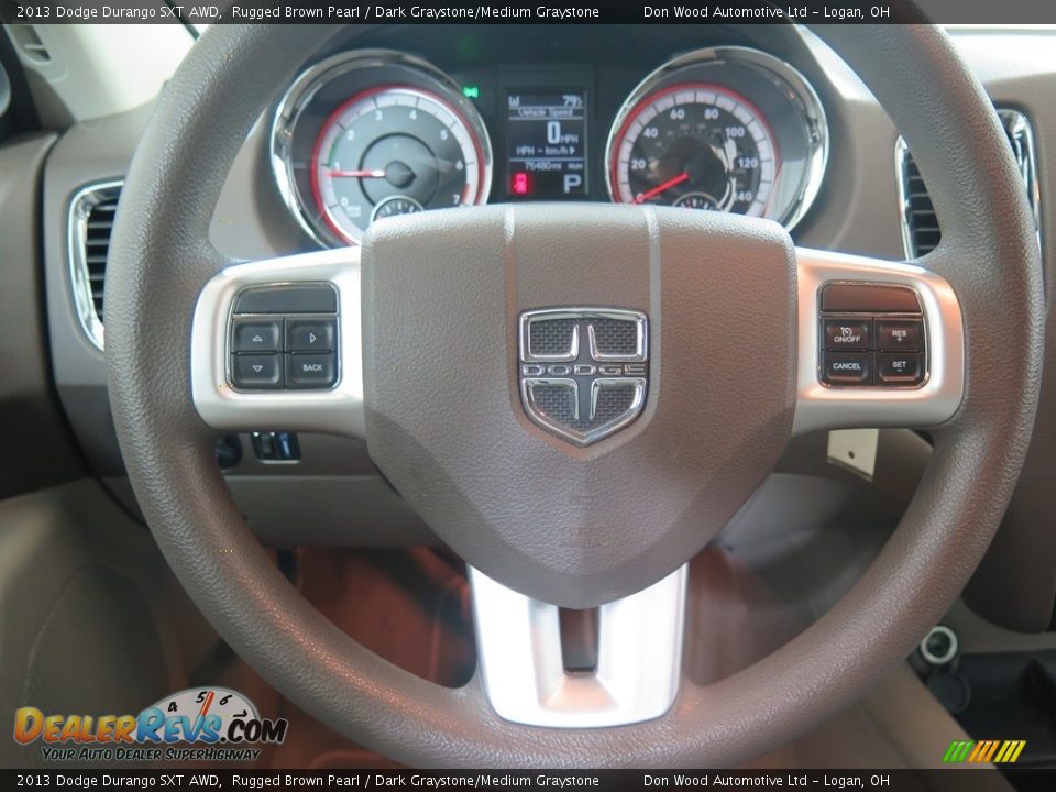 2013 Dodge Durango SXT AWD Rugged Brown Pearl / Dark Graystone/Medium Graystone Photo #14