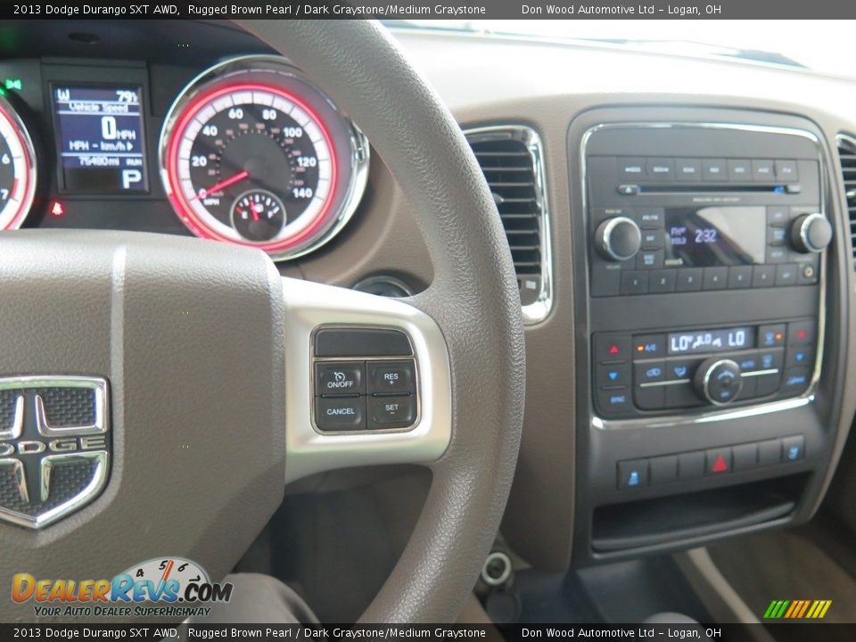 2013 Dodge Durango SXT AWD Rugged Brown Pearl / Dark Graystone/Medium Graystone Photo #17