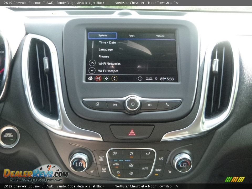 2019 Chevrolet Equinox LT AWD Sandy Ridge Metallic / Jet Black Photo #17