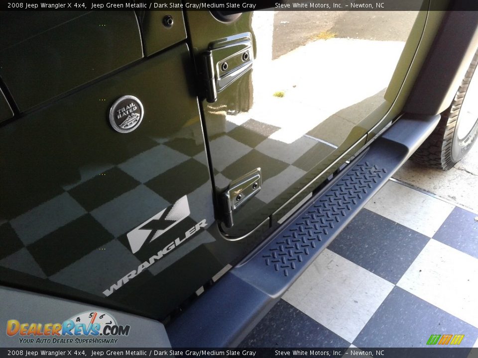 2008 Jeep Wrangler X 4x4 Jeep Green Metallic / Dark Slate Gray/Medium Slate Gray Photo #22