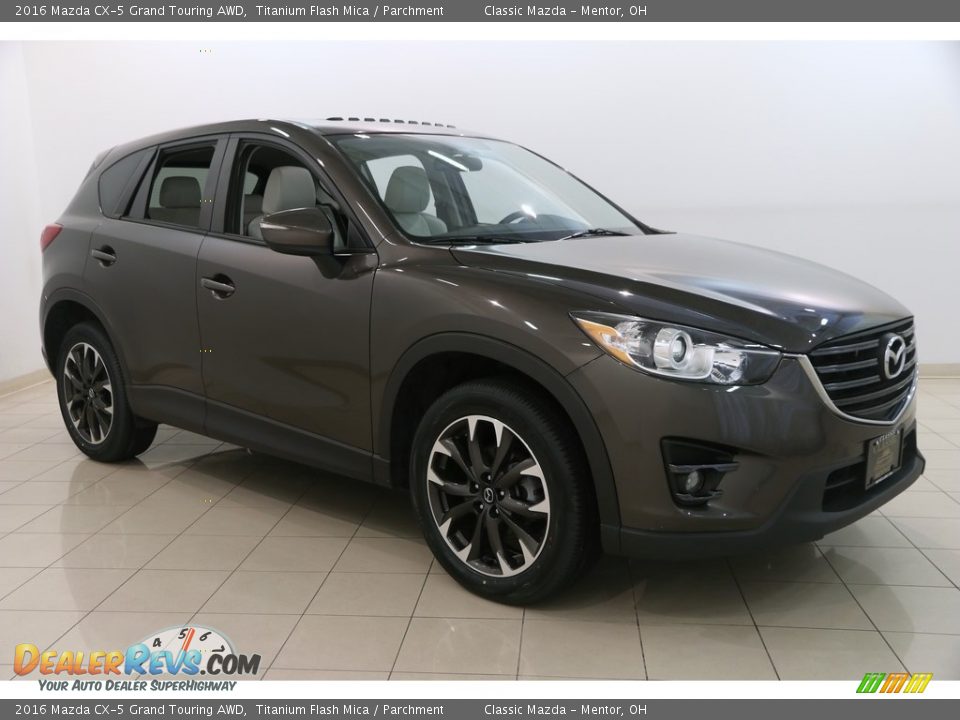 2016 Mazda CX-5 Grand Touring AWD Titanium Flash Mica / Parchment Photo #1