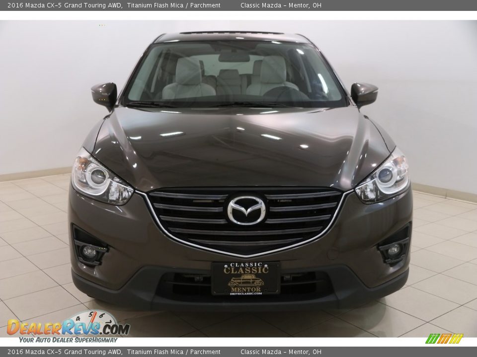 2016 Mazda CX-5 Grand Touring AWD Titanium Flash Mica / Parchment Photo #2