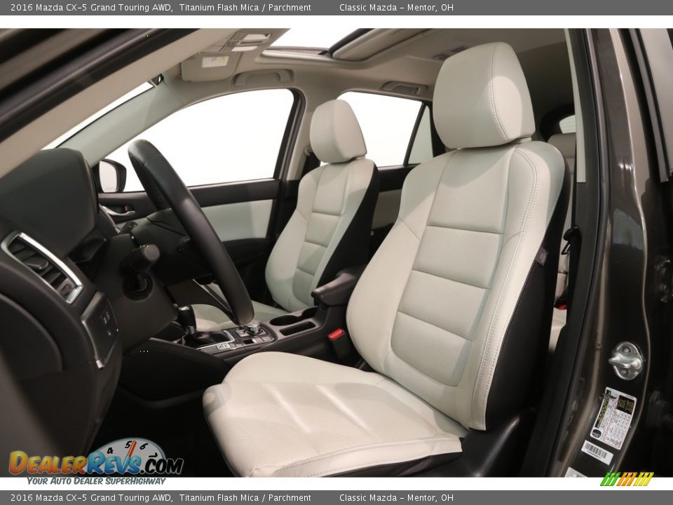 2016 Mazda CX-5 Grand Touring AWD Titanium Flash Mica / Parchment Photo #7