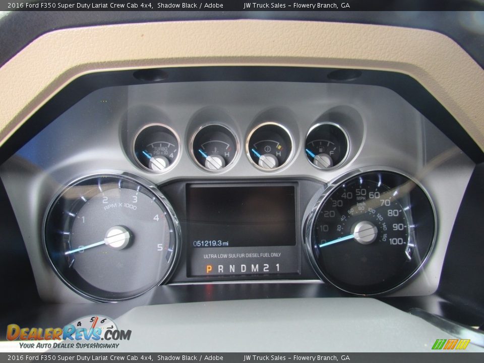 2016 Ford F350 Super Duty Lariat Crew Cab 4x4 Shadow Black / Adobe Photo #33