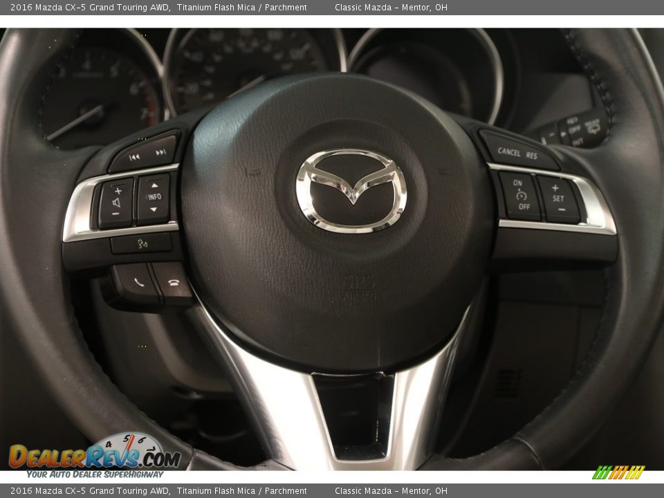 2016 Mazda CX-5 Grand Touring AWD Titanium Flash Mica / Parchment Photo #9