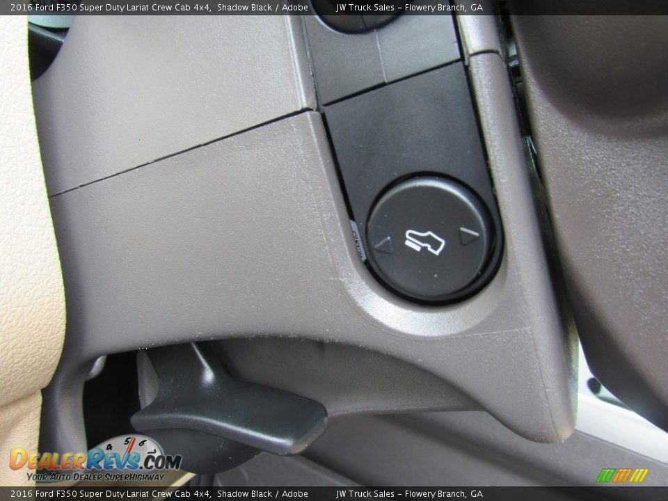 2016 Ford F350 Super Duty Lariat Crew Cab 4x4 Shadow Black / Adobe Photo #35