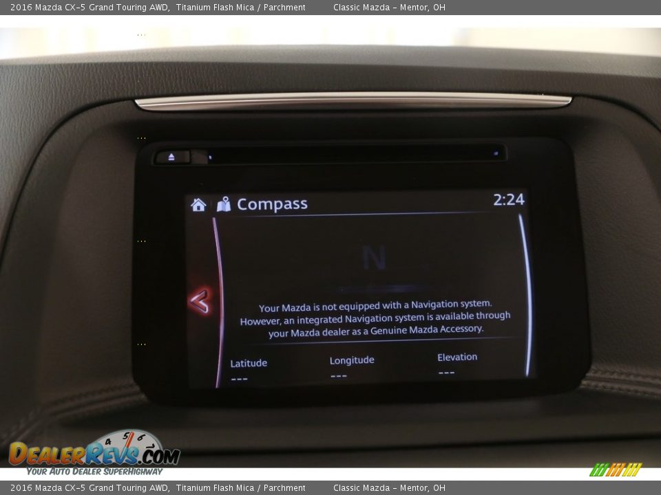 2016 Mazda CX-5 Grand Touring AWD Titanium Flash Mica / Parchment Photo #17